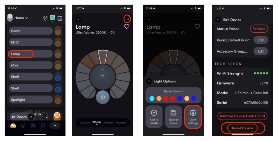 How to reset your LIFX smart bulbs