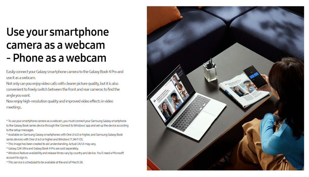 Here’s when you’ll be able to use your Samsung Galaxy phone as your PC’s webcam