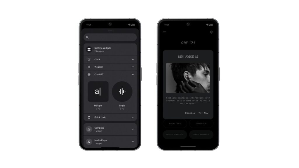 Nothing’s latest OS update adds easy access to ChatGPT