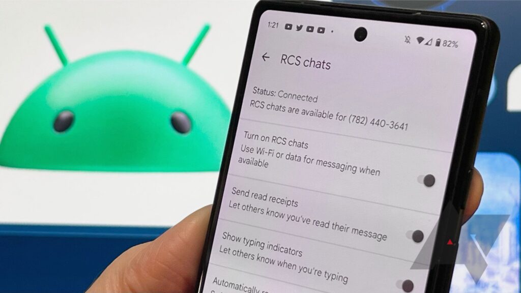 How to like a text message on an Android