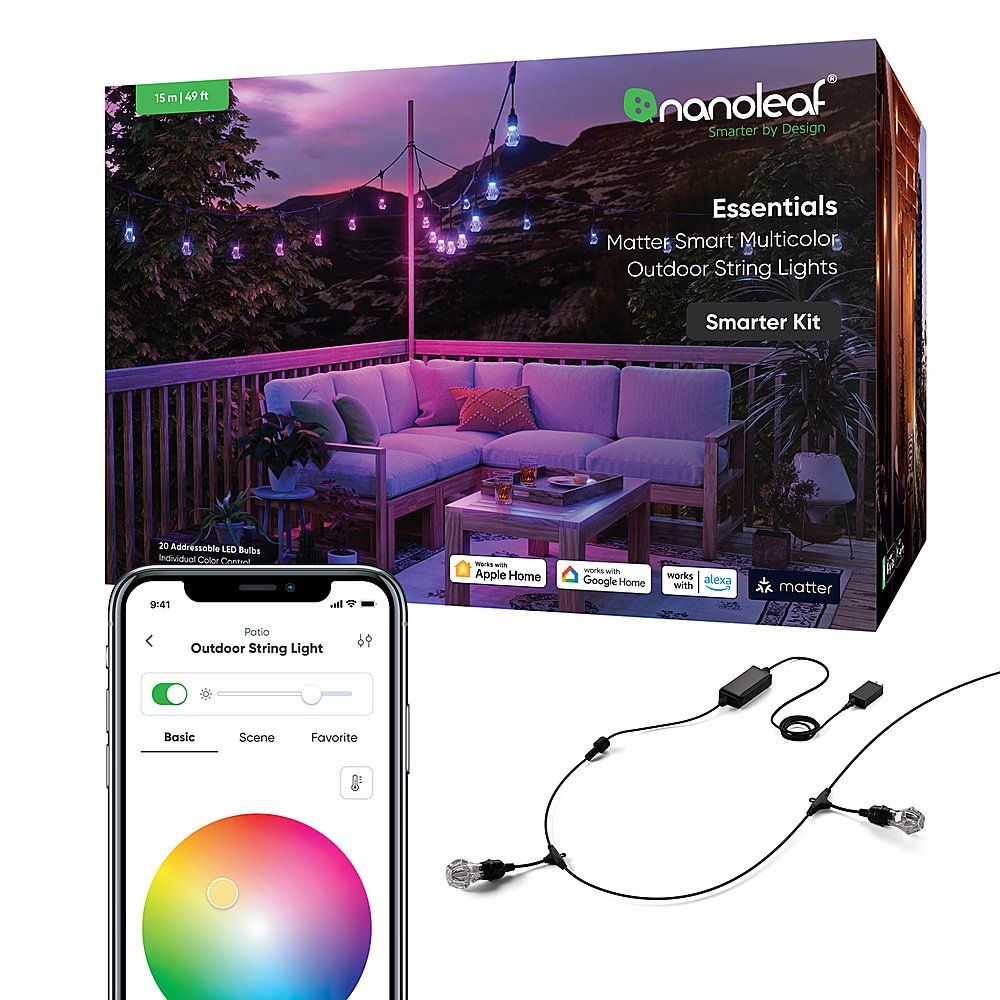 Nanoleaf Multicolor Outdoor String Lights review: Smart and bright