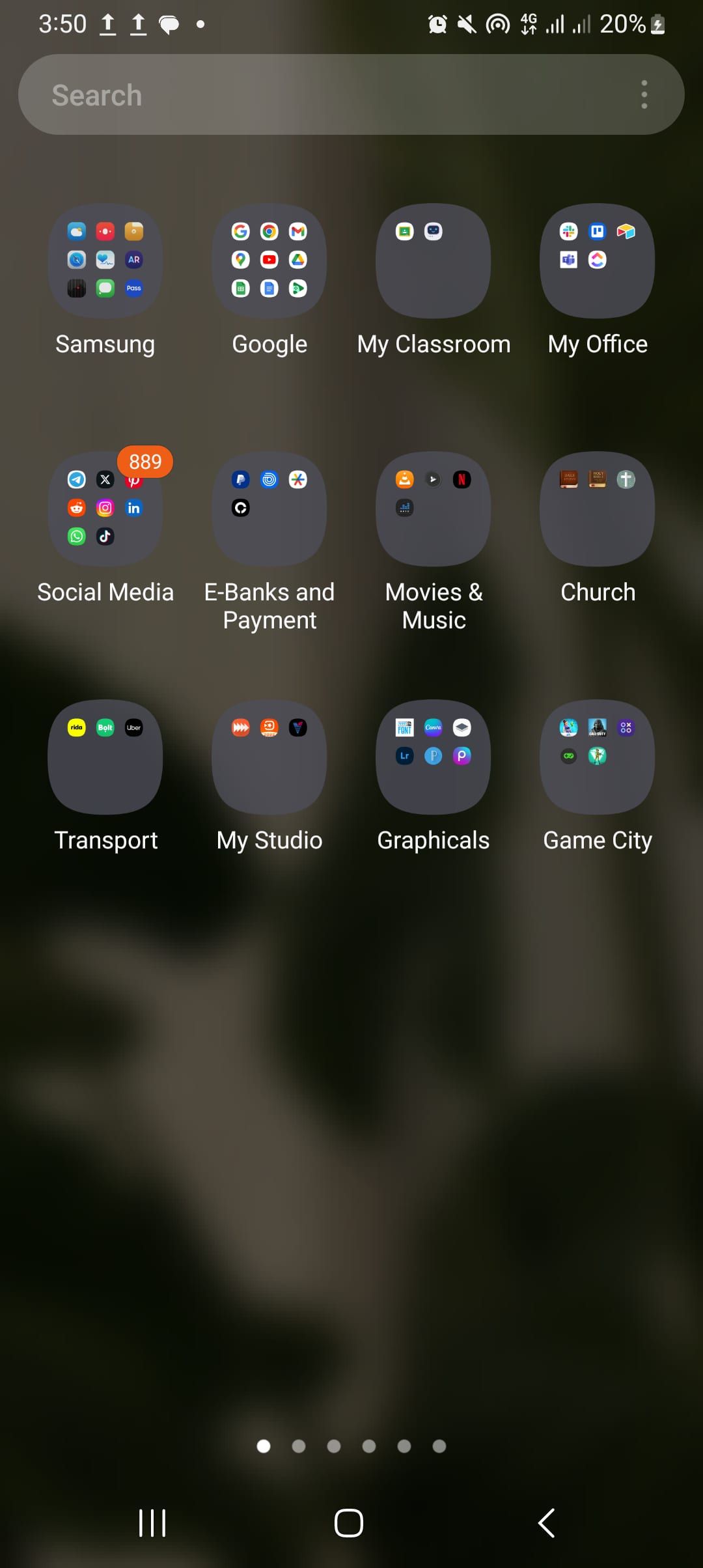 How to arrange apps on Android