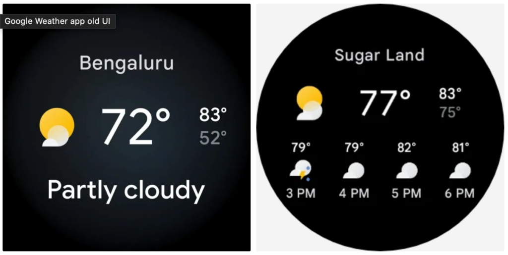 Google’s weather forecast for Wear OS just got a lot more glanceable