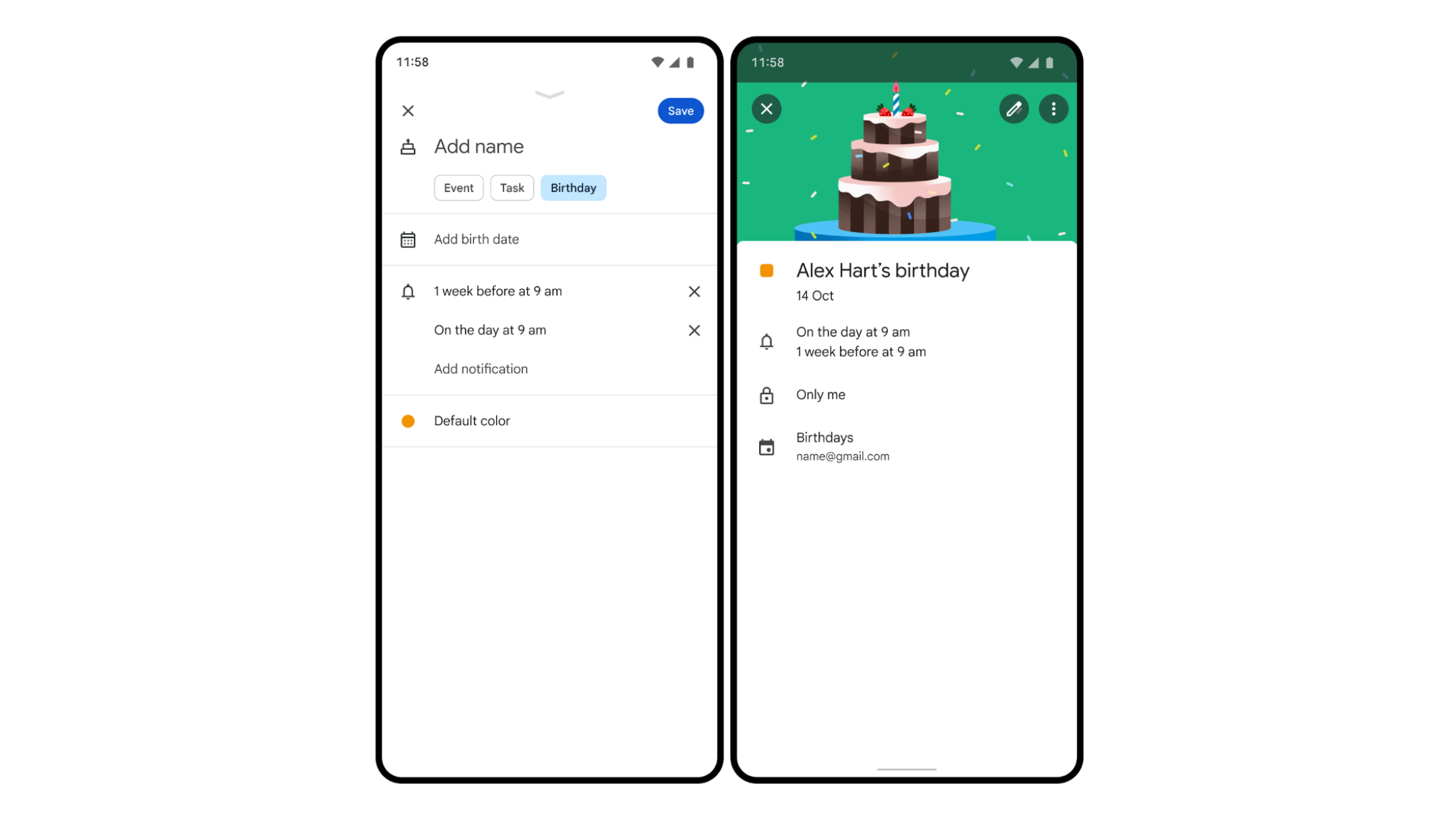 Google Calendar for Android finally lets you add birthdays manually