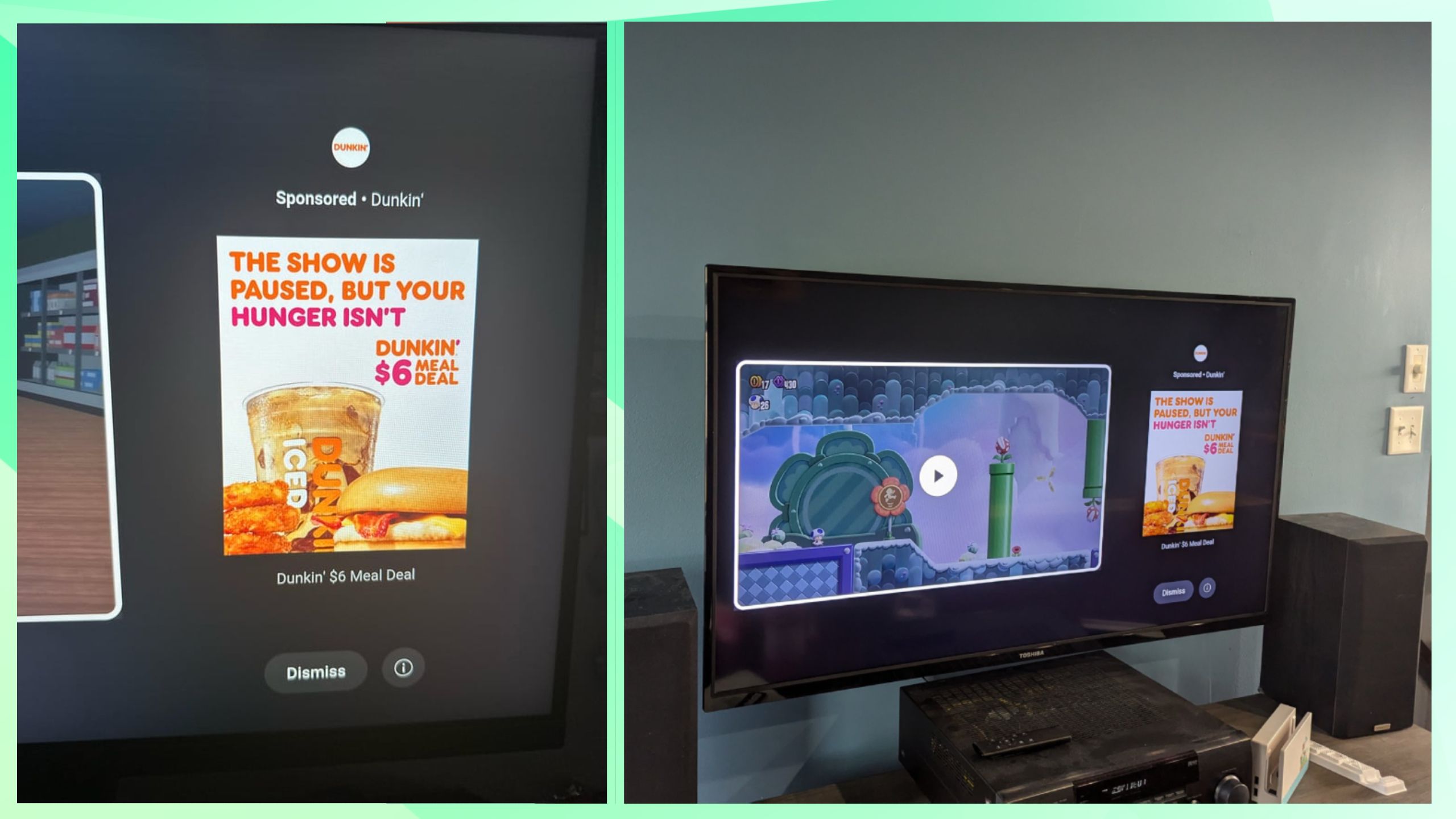 YouTube for smart TVs has started showing ads while videos are paused